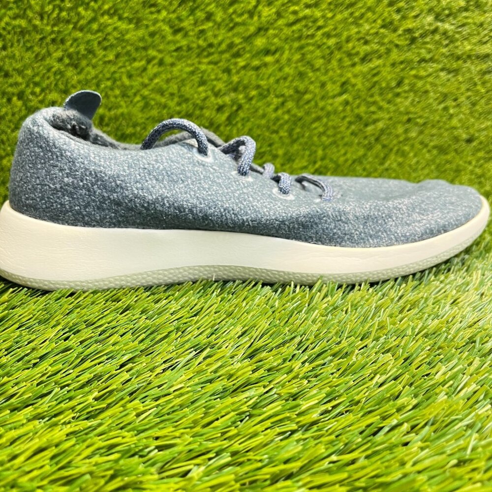 Allbirds Wool Runners Mens Size 10 Blue White Athletic Running Shoes Sneakers - Picture 1 of 10